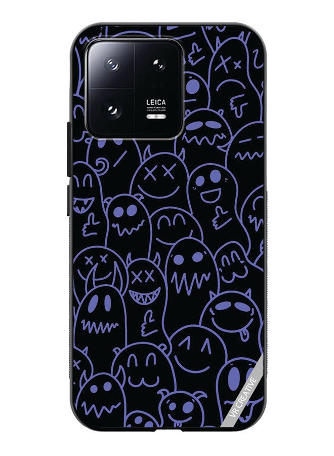 VR CREATIVE Protective Case Cover For Xiaomi 13 Halloween Design Multicolour - Image 1