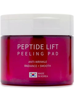 Terrazen TERRAZEN Korean Exfoliating Pads Face Skin Care 60pcs - Anti Aging & Pore Cleansing with Peptide Amino Acid Gentle Peel Facial Pads  - Image 1