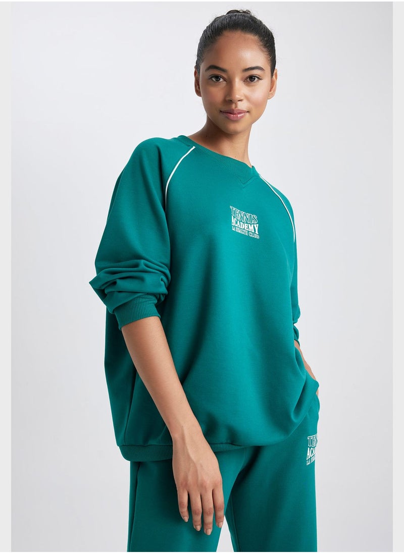 DeFacto Crew Neck Sweatshirt  - Image 3