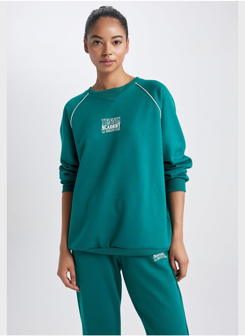 DeFacto Crew Neck Sweatshirt  - Image 1