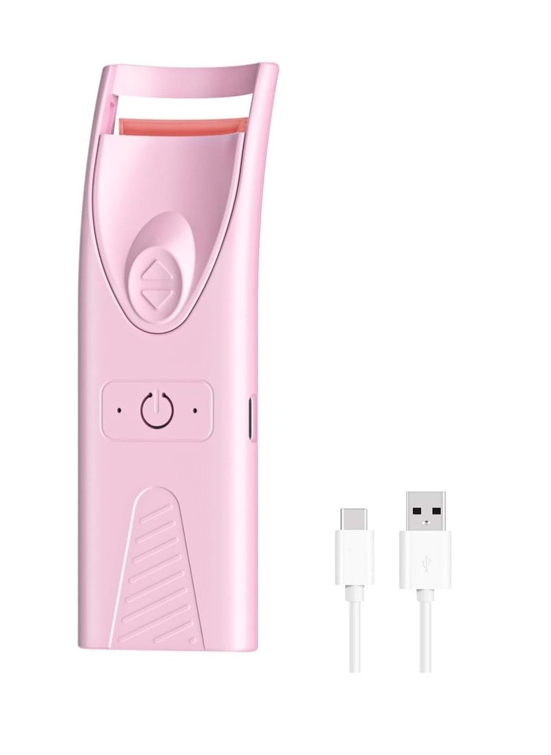 Electric Heated Eyelash Curler, Quick Natural Curling Electric Lash Curler, Long Lasting USB Rechargeable Curled Eyelashes, Mini Portable Eyelash Curler, Eyelash Curler Set Bbeauty Tool