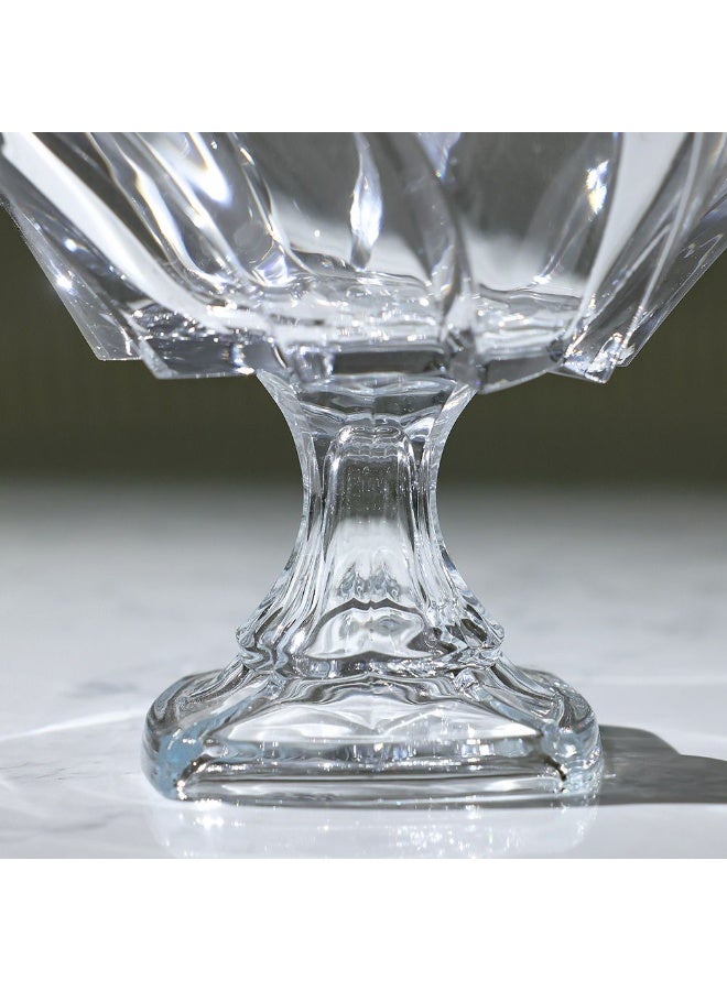 Mondo Eleanor Large Bowl on Foot 27.5x26cm - Elegant Serveware for Dining, Decorative Glass Bowl, Premium Tabletop Accessories for Modern Home Decor - Image 4