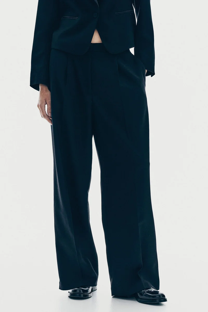 H&M Straight Tailored Trousers