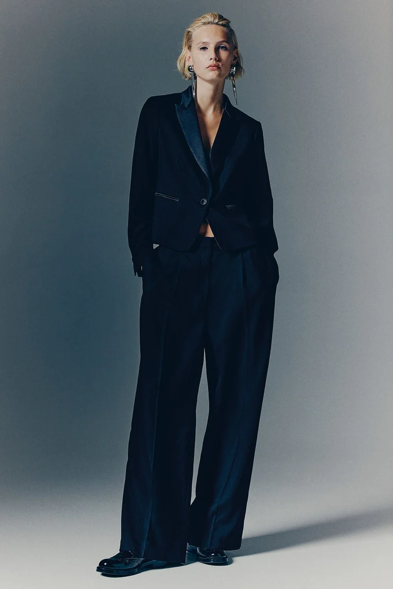 H&M Straight Tailored Trousers
