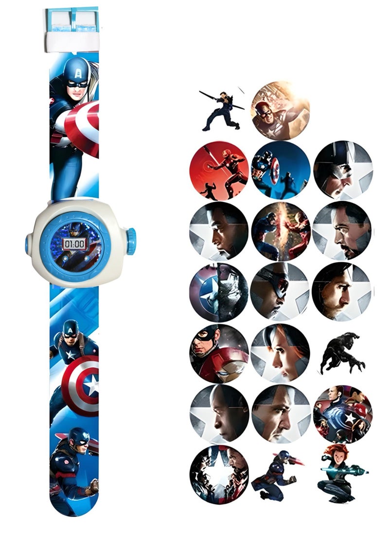 Captain America Projector Watch for kids - pzsku/Z40C61D0A71279B4D0118Z/45/_/1718588649/f697a966-d3f0-4a09-ad93-8e72c2a7f3a4