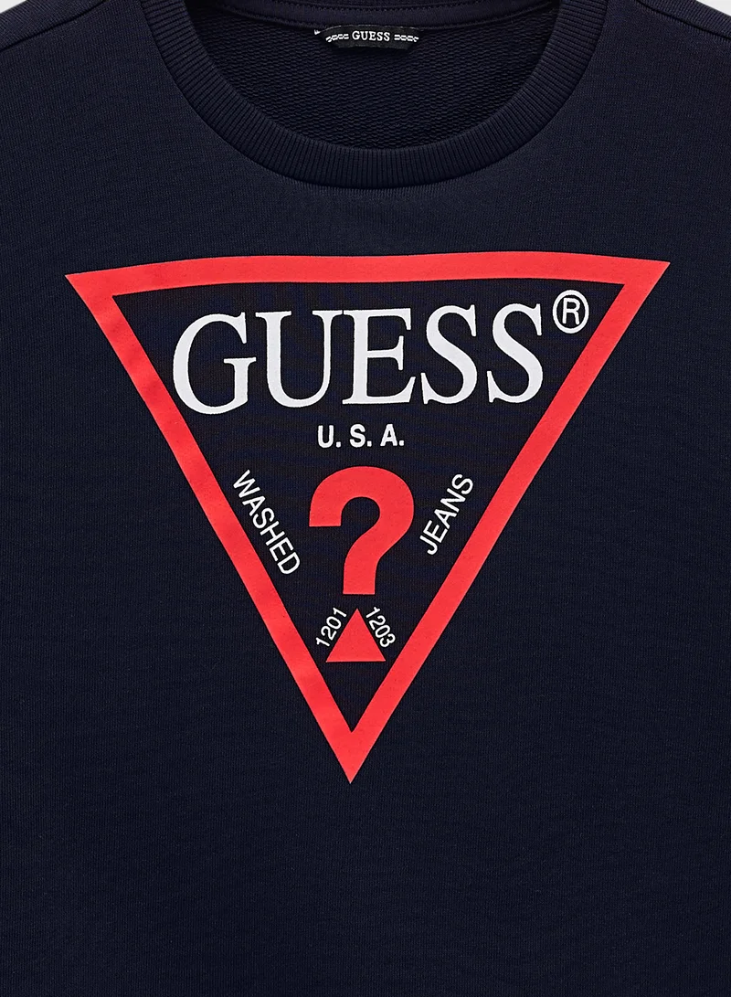 GUESS Kids Logo Fleece Sweatshirt