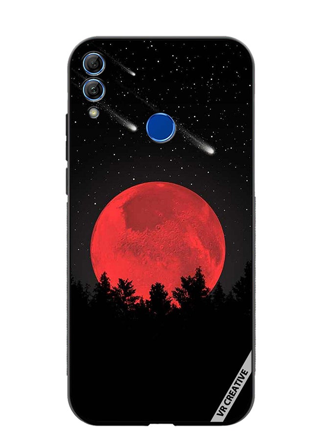 VR CREATIVE Protective Case Cover For Honor 10 Lite Bloody Moon Design Multicolour