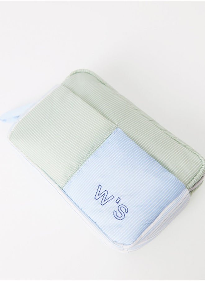 women'secret Medium Striped Print Toiletry Bag  - Image 3
