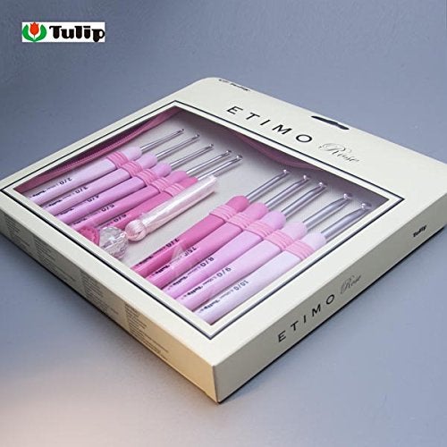 Tulip خطاف كروشيه توليب، وردي، مقاس واحد - Image 4