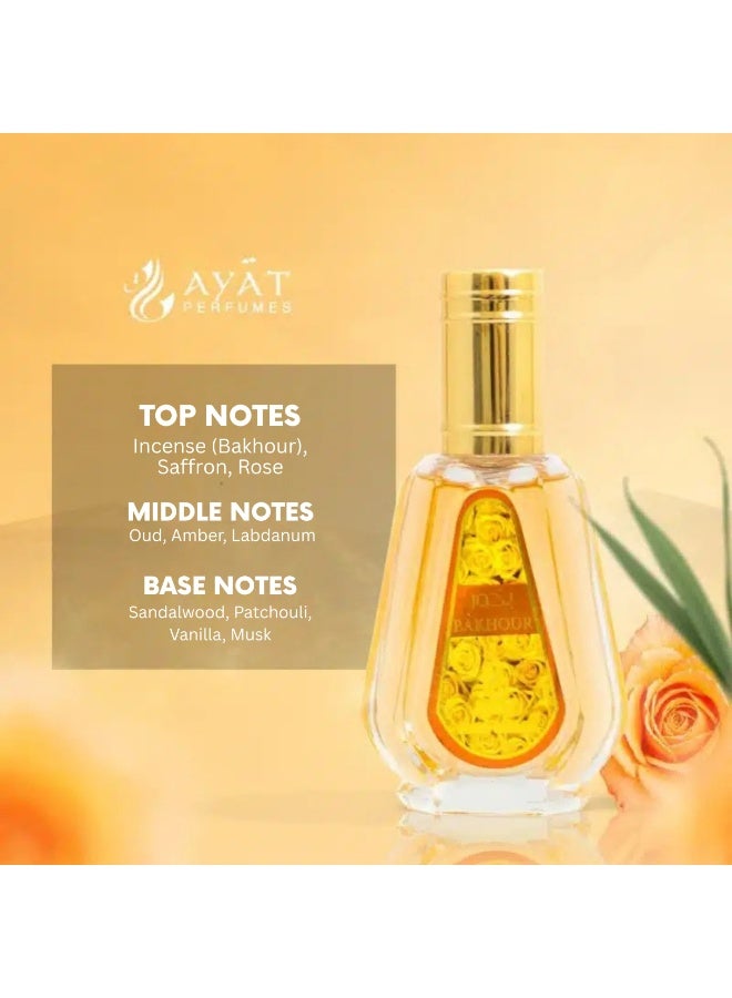 Ayat Perfumes Bakhour Eau de Parfum 50 ml – Oud, Incense & Amber – Arabic Perfume Made in Dubai - Image 3