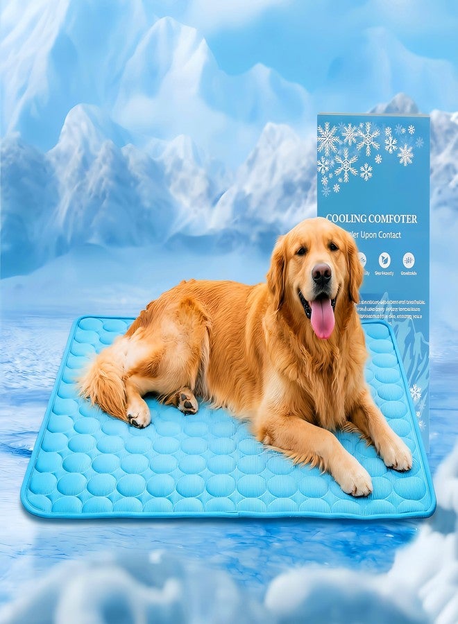 VeMee Dog Cooling Mat Arc-Chill Cooling Dog Bed Mats, Q-Max>0.4 Washable Pet Cooling Pad Breathable Cooling Mat for Dogs & Cats Indoor & Outdoor Car Seats - Image 1