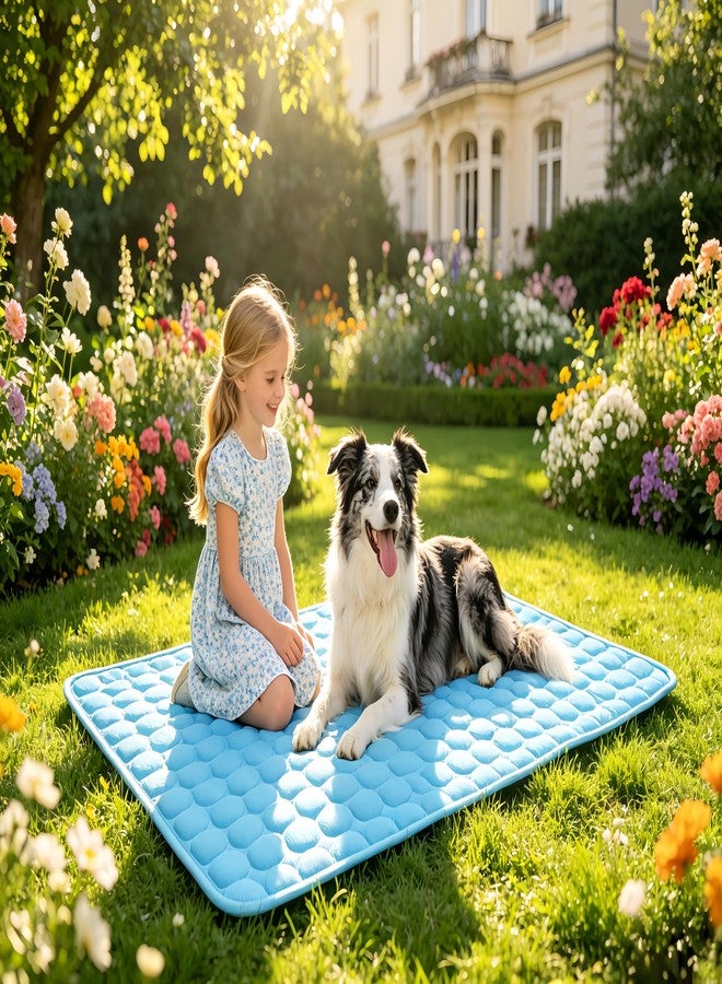 VeMee Dog Cooling Mat Arc-Chill Cooling Dog Bed Mats, Q-Max>0.4 Washable Pet Cooling Pad Breathable Cooling Mat for Dogs & Cats Indoor & Outdoor Car Seats - Image 5