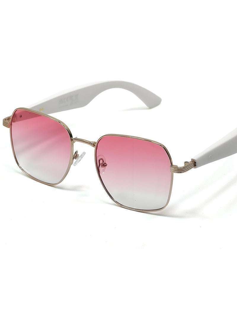 Generic Smart Bluetooth Sunglasses Multi-Function Dial Phone Listen To Music Navigation Anti-Ultraviolet Sunshade Sunglasses Pink Grey Purple Green  - Image 1