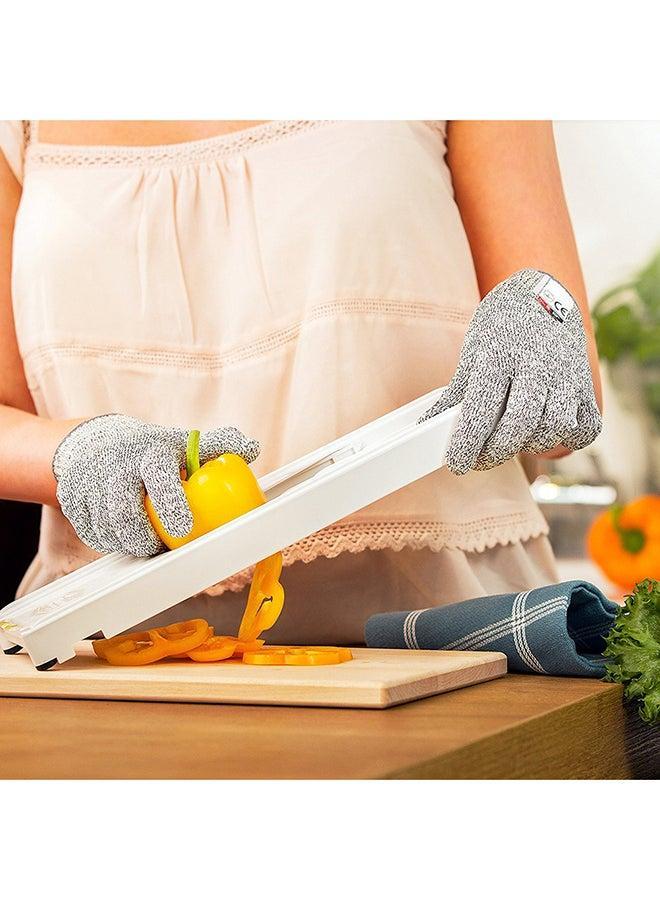 Level 5 Protection Hand Safety Cut Resistant Gloves 1-Pair Grey 24.00 x 16.00 0.50cm  - Image 2
