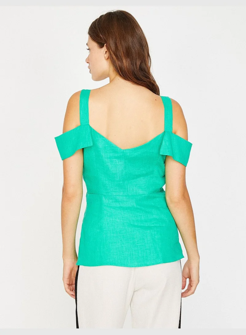 KOTON Shoulder Detail Blouse