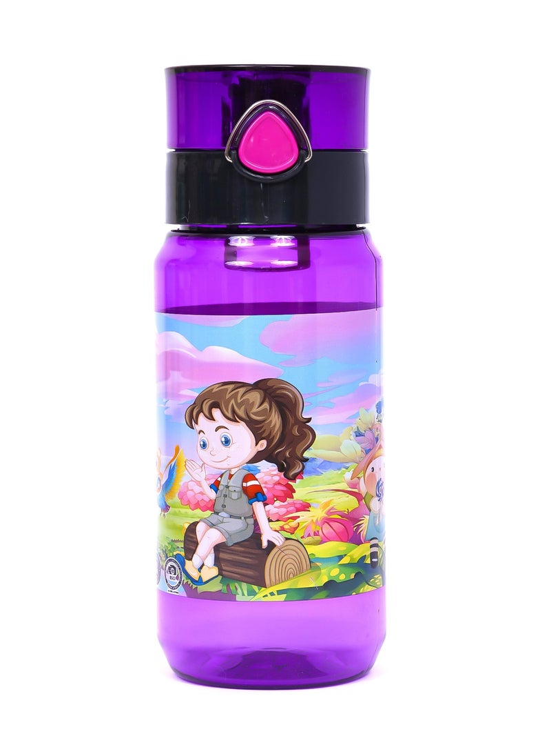 Eazy Kids Water Bottle 500Ml - Purple  - Image 1