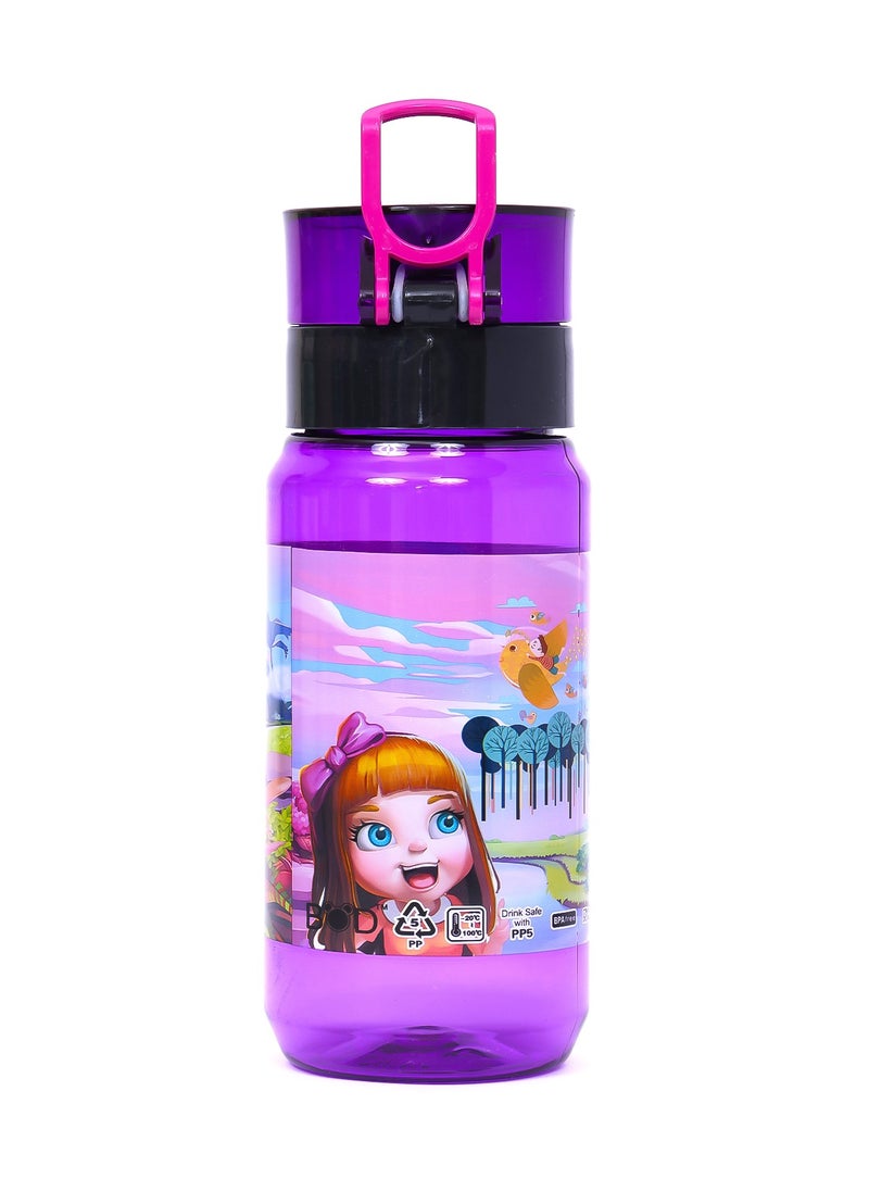 Eazy Kids Water Bottle 500Ml - Purple  - Image 2