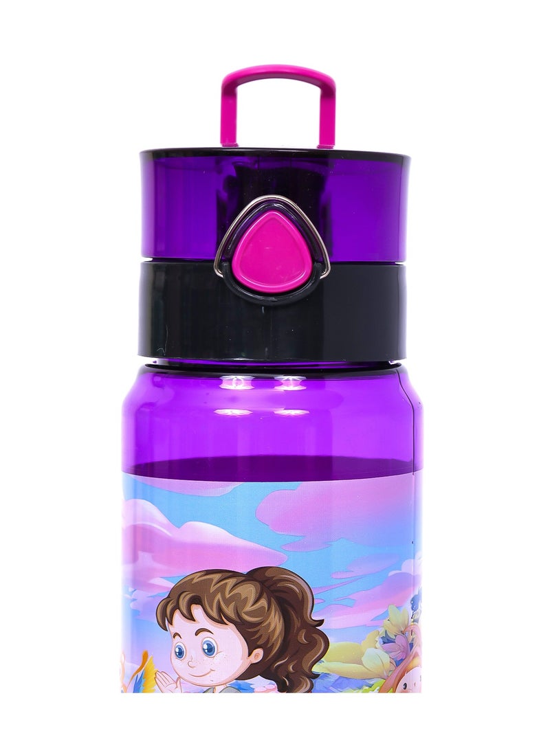 Eazy Kids Water Bottle 500Ml - Purple  - Image 3