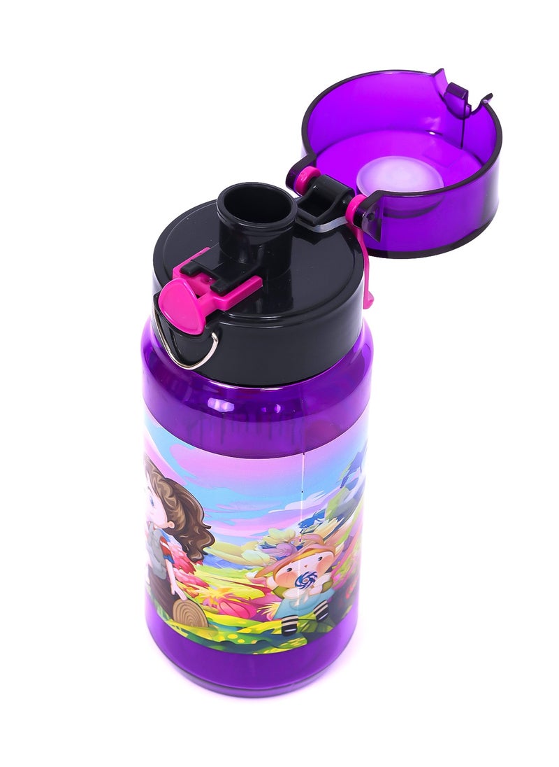 Eazy Kids Water Bottle 500Ml - Purple  - Image 4