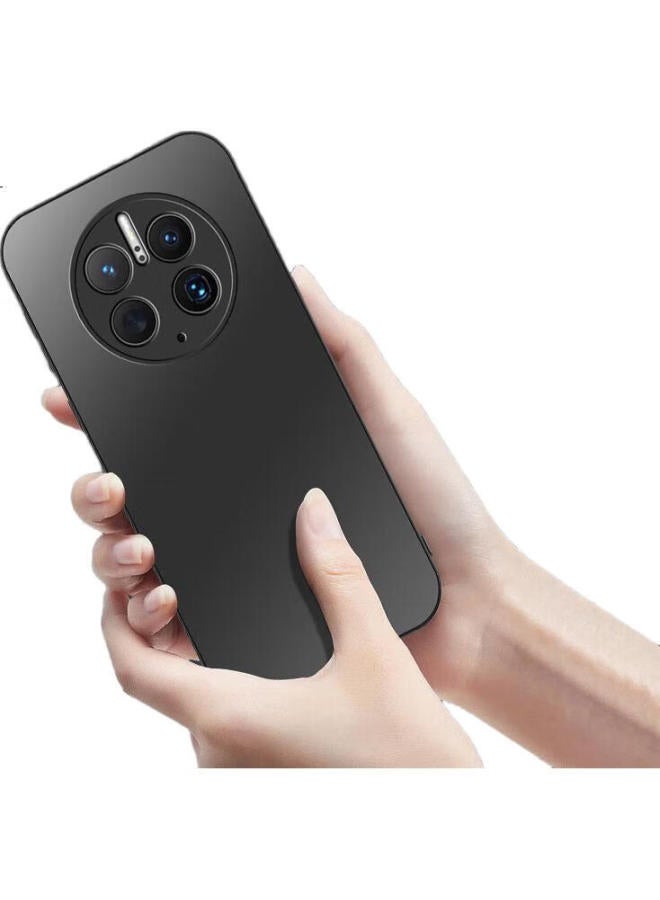 Hotfire [Ag Frosted] Phone Case For Huawei Mate 50 Pro, Huawei Mate 50 Pro Protective Cover, Frosted Full Coverage Ultra-Thin Shockproof Anti-Fingerprint - Graphite Black - Image 1