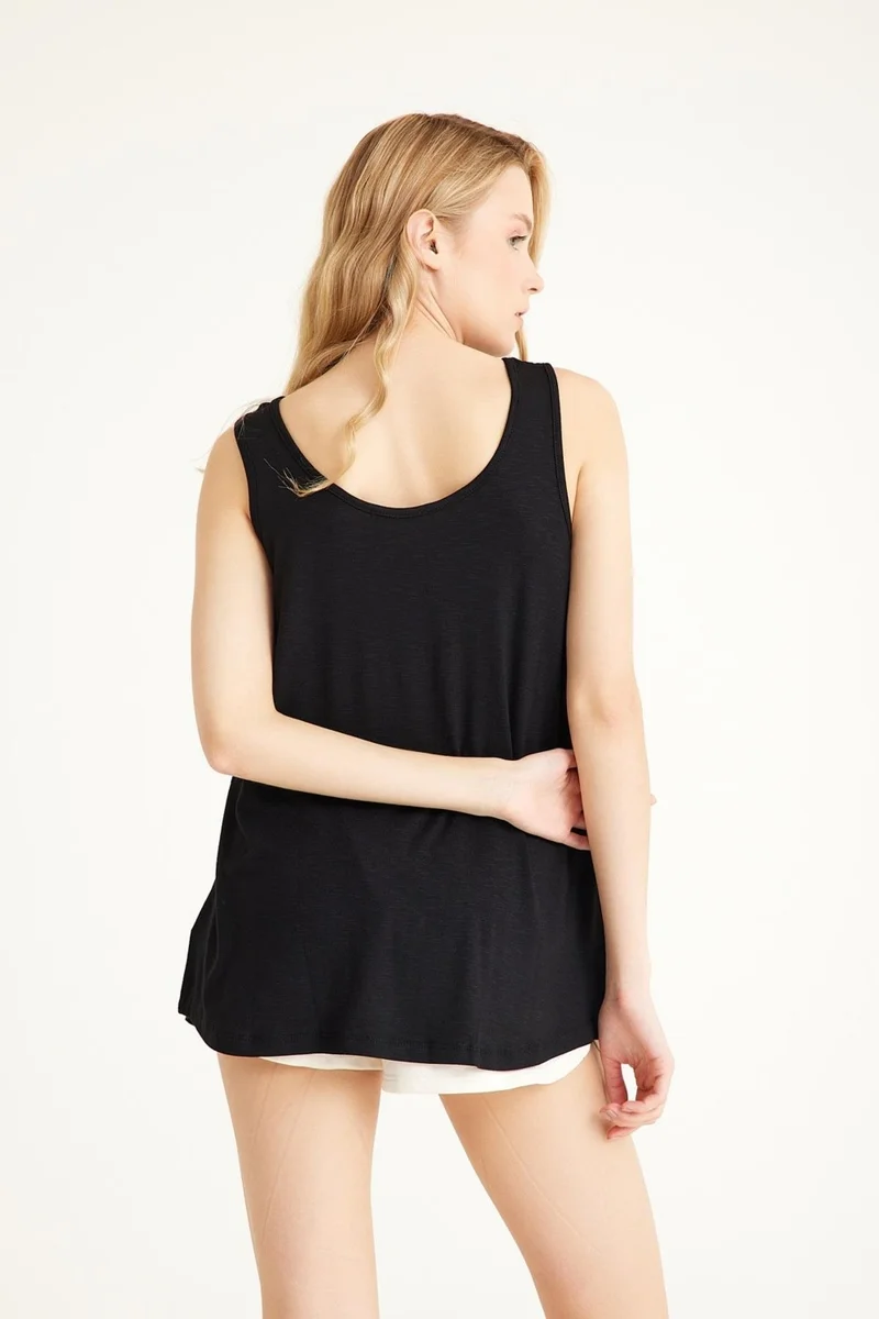 كوتن كونسيبت Thick Strap Basic Cotton Undershirt T-Shirt