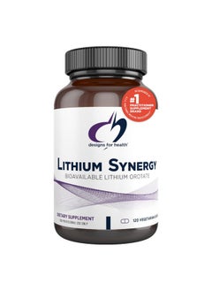 Designs for Health Lithium Synergy - 5mg Lithium Orotate with TMG + B12 Methylcobalamin - Bioavailable Mood + Methylation Support Supplement, Non-GMO + Vegetarian (120 Capsules) - pzsku/Z40C6FDD335D8FB84A32CZ/45/_/1739882924/2bac84ca-9495-4900-b1bc-a96de89cfcce