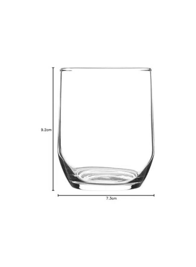 لاف كوب زجاجي شفاف من لاف سود، سعة 315 مل – كوب عصري للاستخدام اليومي – طقم من 6 قطع – صنع في تركيا - Image 3