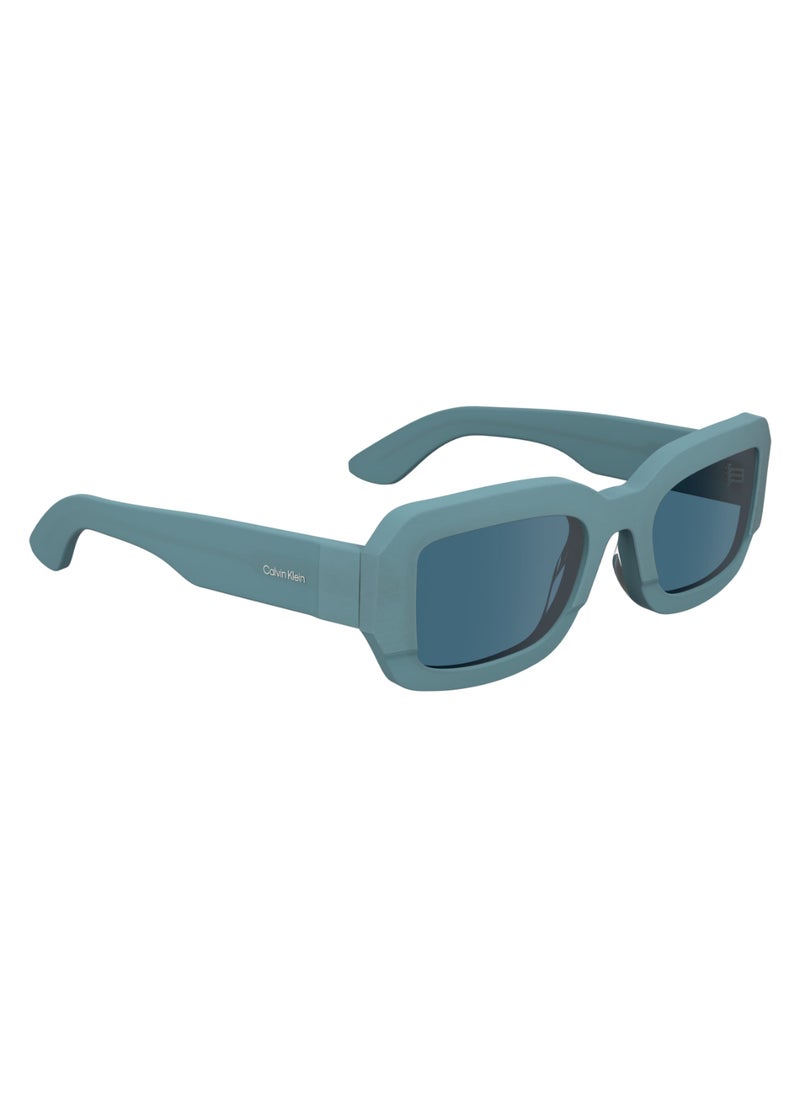 CALVIN KLEIN FULL RIM BIO ACETATE-M49 ACETATE CALVIN KLEIN SUN CK24511S 5222 (413) AZURE  - Image 3