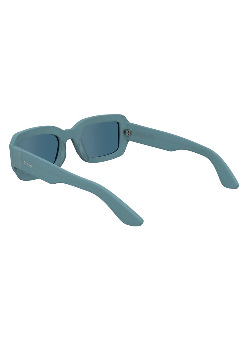CALVIN KLEIN FULL RIM BIO ACETATE-M49 ACETATE CALVIN KLEIN SUN CK24511S 5222 (413) AZURE  - Image 5