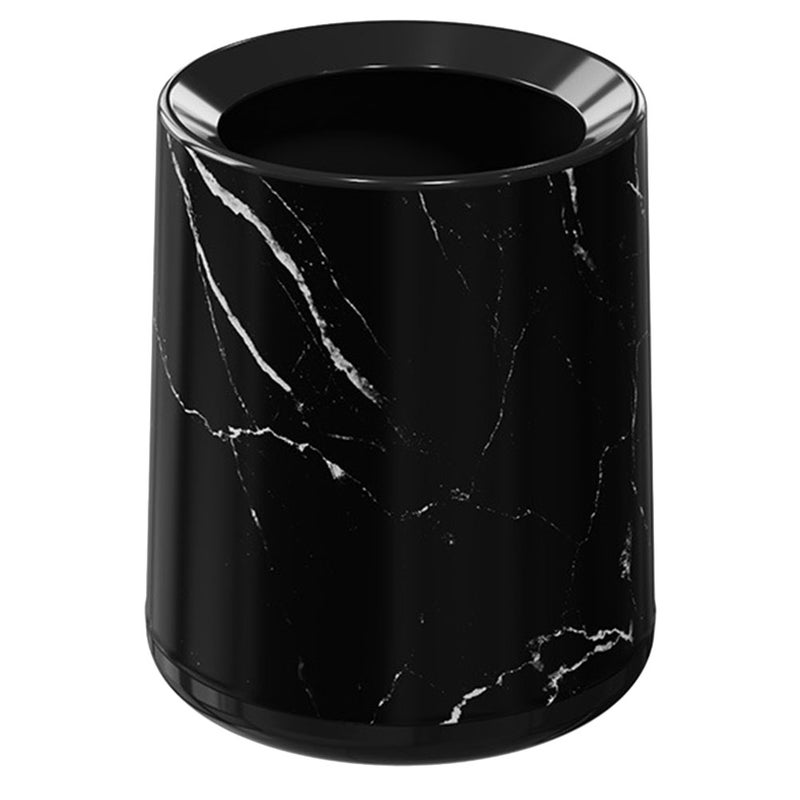Bathroom Trash Can, Compact Waste Basket for Desk and Bedroom, Durable PP Material - Image 1
