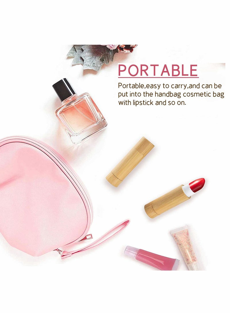 Eco-Friendly Bamboo Lipstick Tubes - 6 Pack Refillable 5.5g Containers for DIY Lip Balm & Gloss, Perfect for Women & Girls Makeup - Image 5