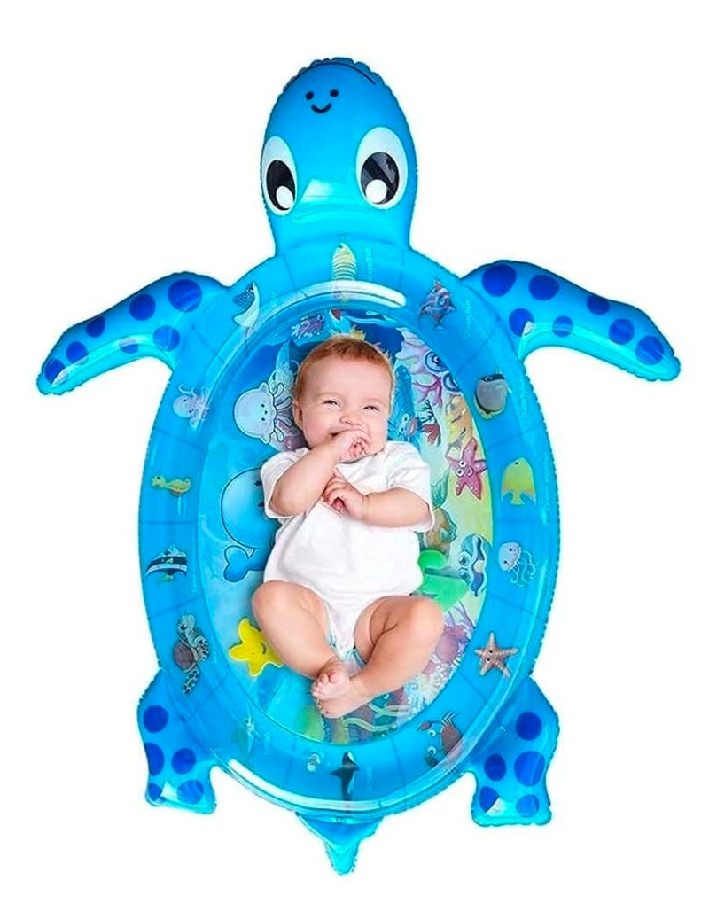 Famous Quality Kids Water Play Mat Toys Inflatable Tummy Time Water Play Mat and Toddlers Perfect Fun Activity Inflatable Mat, Outdoor Water Play Mat for Baby - Pack of 1 - Image 2