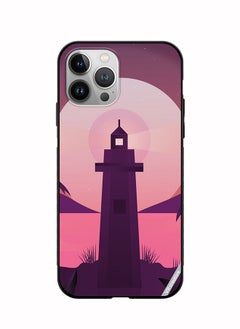Protective Case Cover For Apple iPhone 11 Pro Lake House Design Multicolour
