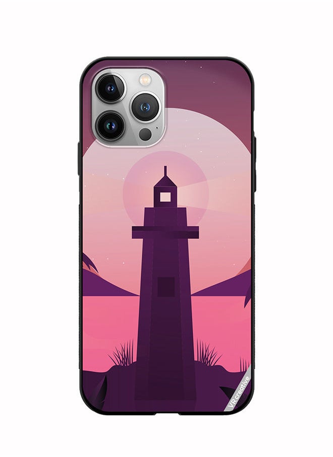 VR CREATIVE - Protective Case Cover For Apple iPhone 11 Pro Lake House Design Multicolour - Image 1