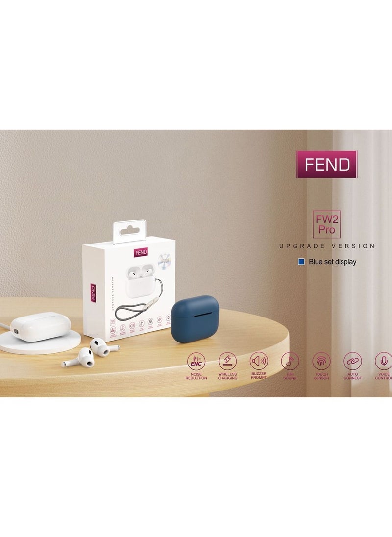 FEND - Fend FW2 Pro Wireless Bluetooth Earbuds With Microphone and Touch Sensor Designed For Samsung Galaxy S22 - Image 1