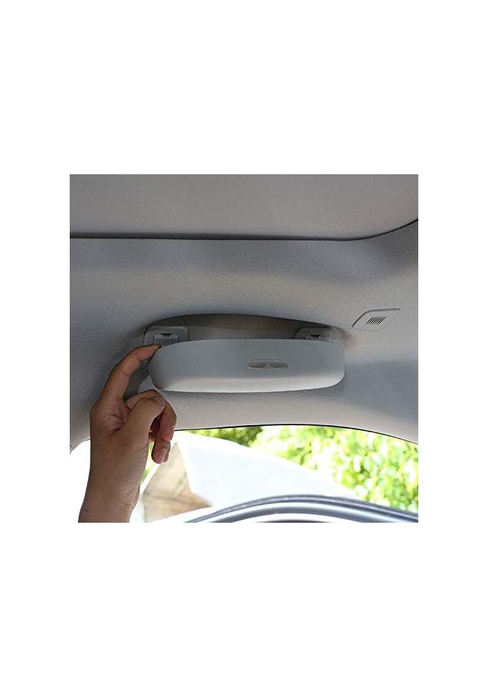 QASULER ABS Car Sunglasses Case Holder - Image 2