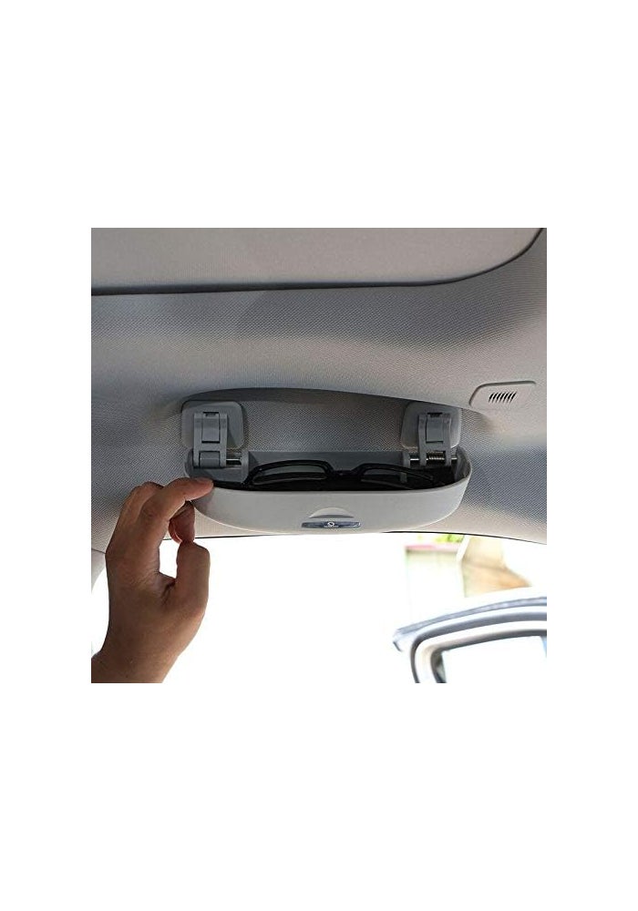 QASULER ABS Car Sunglasses Case Holder - Image 4