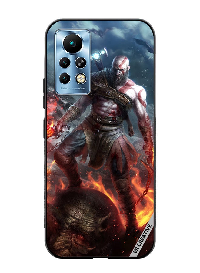 VR CREATIVE Protective Case Cover For Infinix Note 11 Pro Kratos God Of War Game Design Multicolour - Image 1