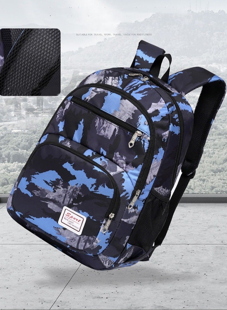 New Lightweight Casual Three-Piece Student Backpack Set 31*45*15cm - Image 3