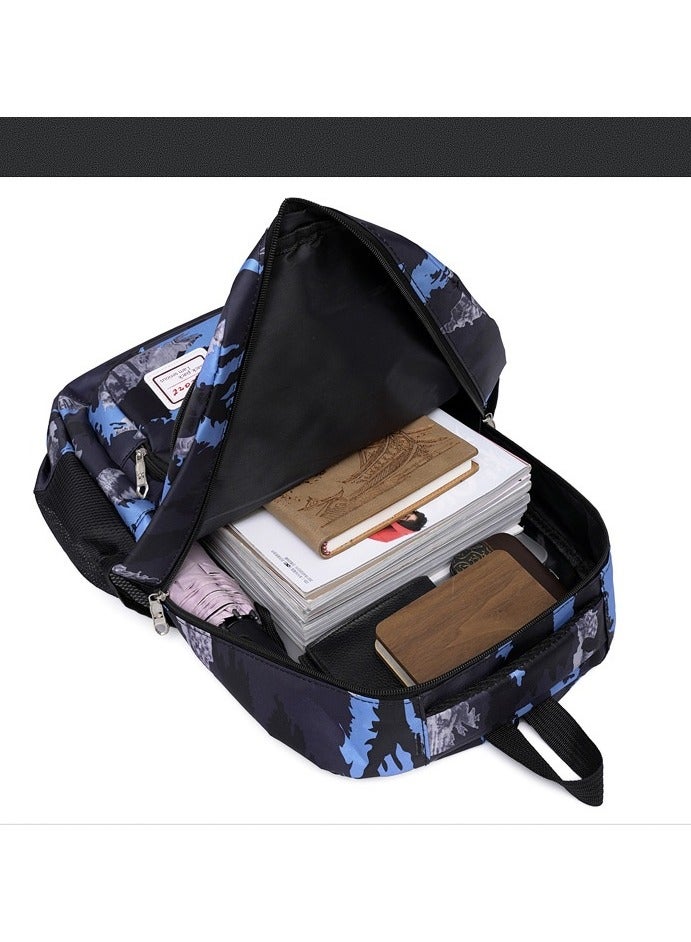 New Lightweight Casual Three-Piece Student Backpack Set 31*45*15cm - Image 2