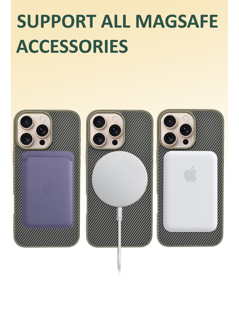 Ruled Designed Premium Magsafe Case Compatible for iPhone 16 Pro Max - Grey - Image 2