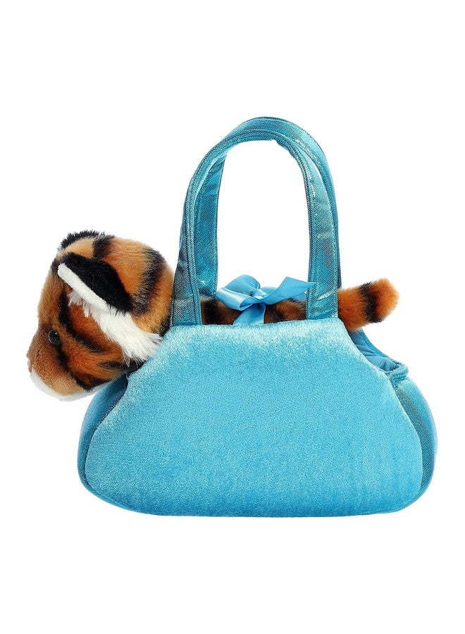 Aurora® Fashionable Fancy Pals™ Peek-A-Boo Tiger™ Stuffed Animal - On-The-go Companions - Stylish Accessories - Orange 7 Inches - Image 4