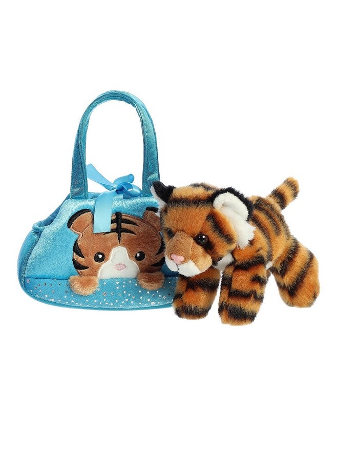 Aurora® Fashionable Fancy Pals™ Peek-A-Boo Tiger™ Stuffed Animal - On-The-go Companions - Stylish Accessories - Orange 7 Inches - Image 5