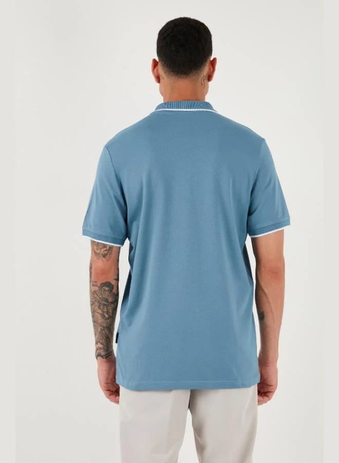 Buratti  Buratti Cotton Regular Fit Polo Neck T Shirt Men's Polo Neck T Shirt 5902063 for Men | Best Price UAE