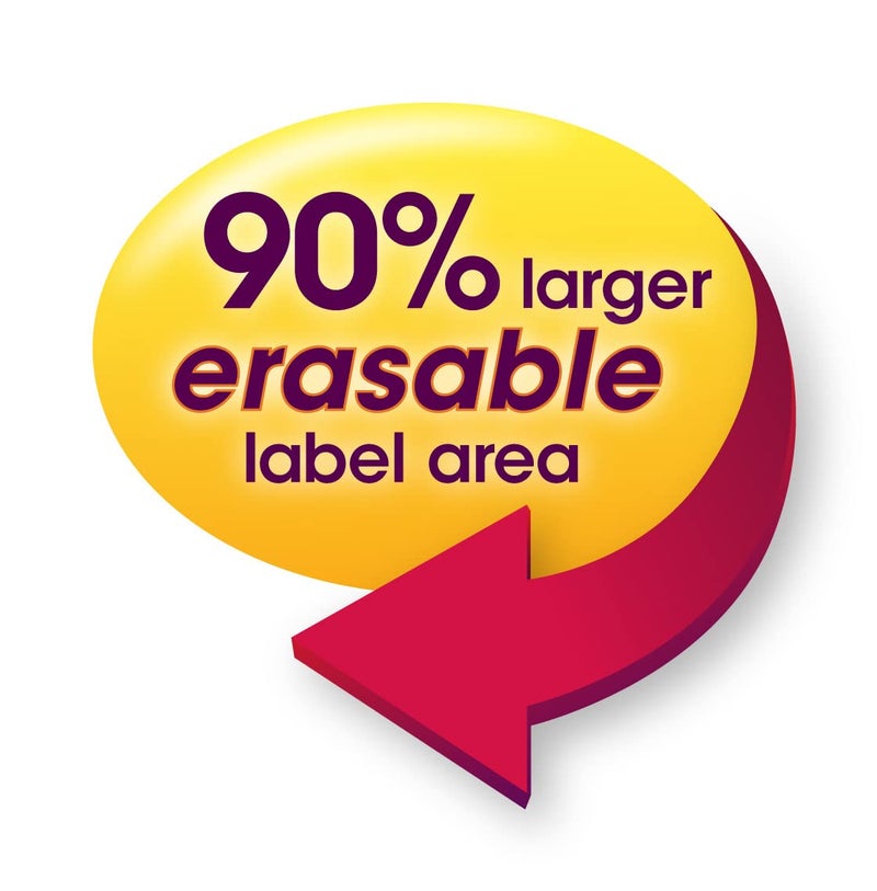 Smead Erasable SuperTabÂ® File Folder Labels, White, 160 Labels per Pack (64917) - Image 4