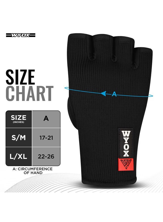 WYOX Boxing Hand Wraps MMA Gloves Men Women Punching Mitts Boxing Wraps Boxing Gear Kickboxing Wraps Compression - Image 3