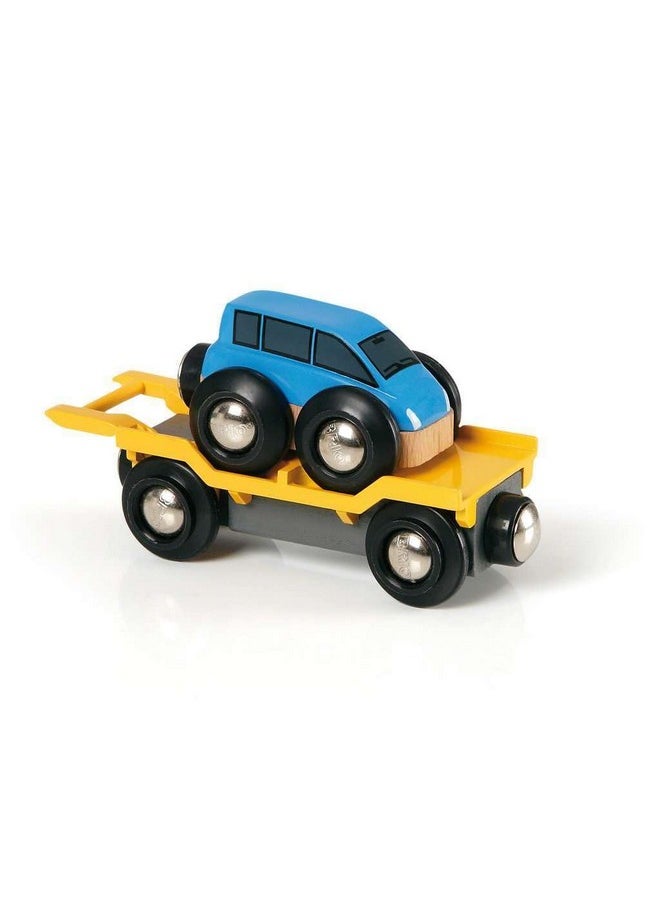 Brio BRIO World 33577 - Car Transporter - 2 Piece Wooden Toy Train Set | Child's Imagination Igniter | FSC Certified | Ideal for Kids Ages 3+  - Image 2