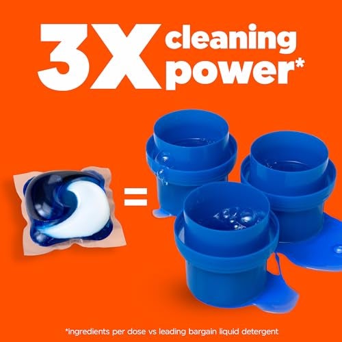 Tide PODS laundry detergent pacs, 3-in-1 Stain Remover, Odor Fighter, Color Protector, 42 Count, HE compatible, Spring Meadow Scent - Image 5