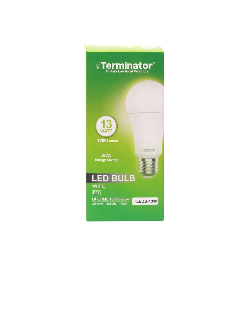 Terminator LED Bulb 13W White E-27 TLEDB 13W ESMA Approved Terminator - Image 2