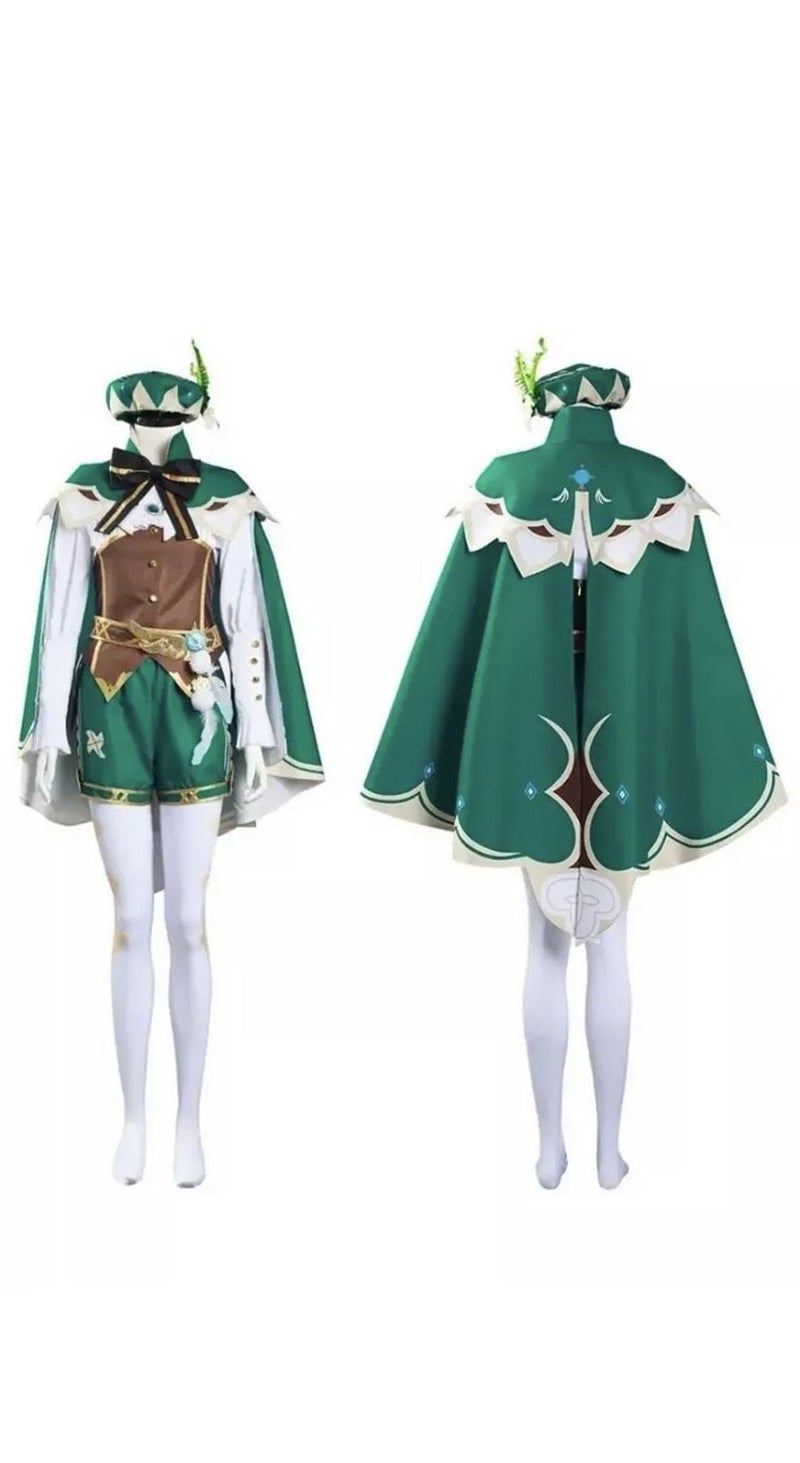 Genshin Impact Venti Anime Cosplay Costume Size 150 - Image 2